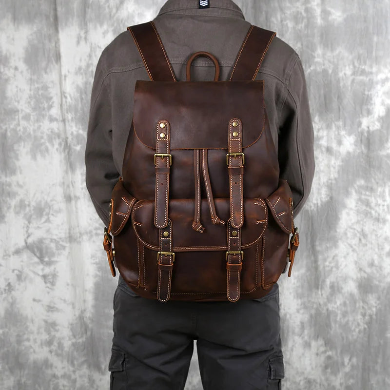 Wyatt Heritage Leather Rucksack