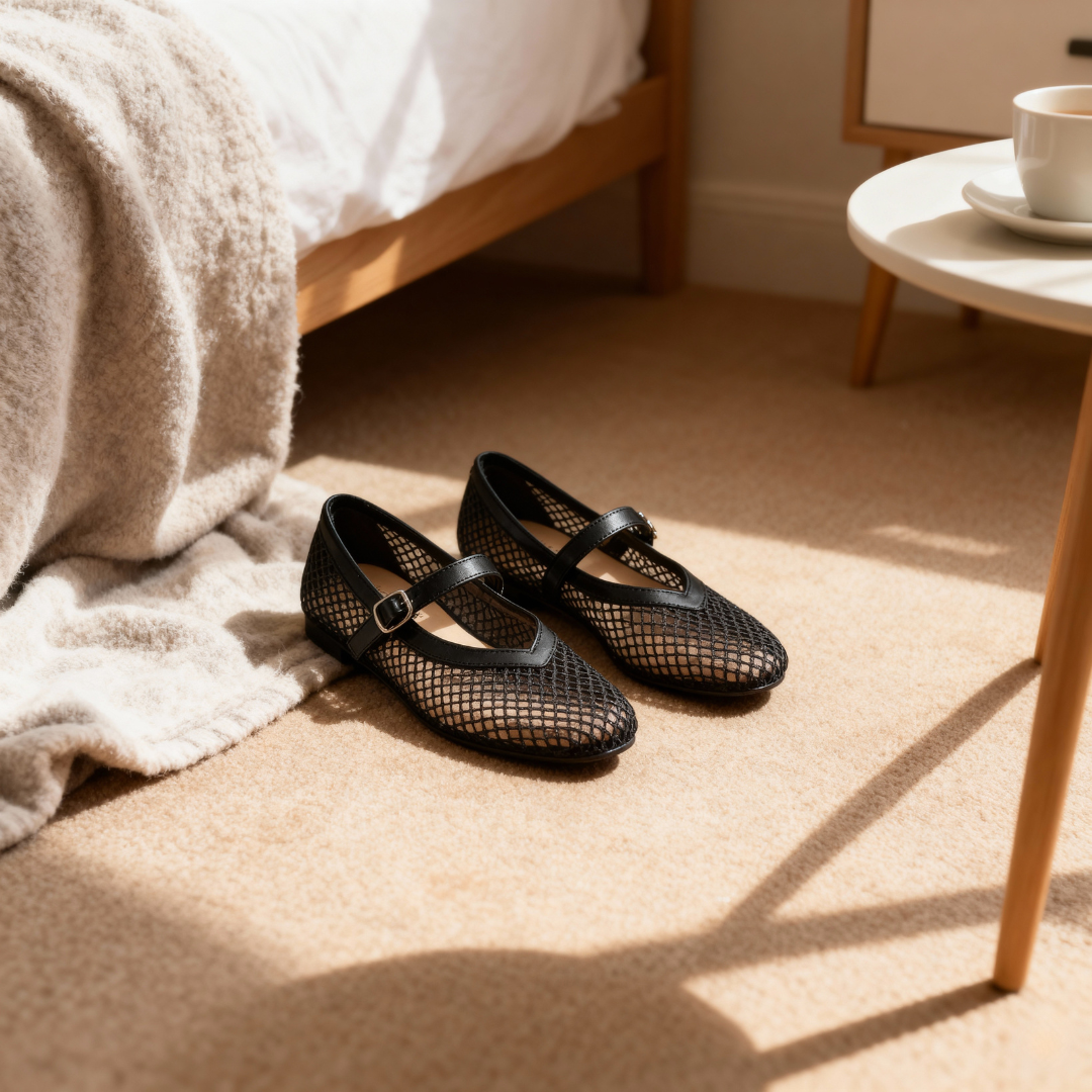 Mesh Ballet Flats