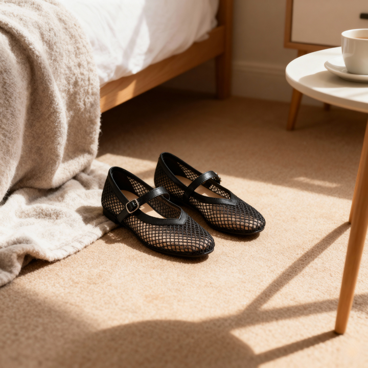 Mesh Ballet Flats