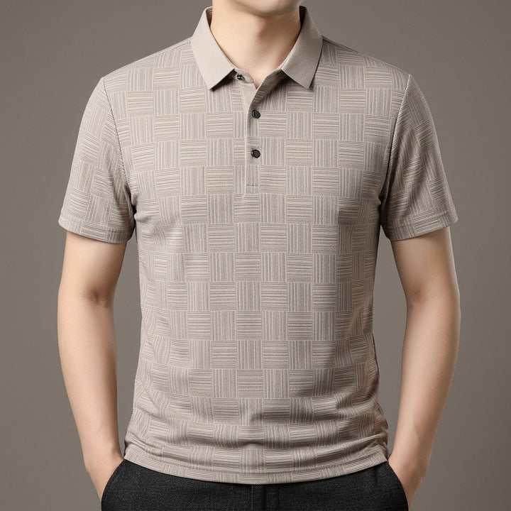 Veridon Men's Business Casual Polo Shirt - Short Sleeve