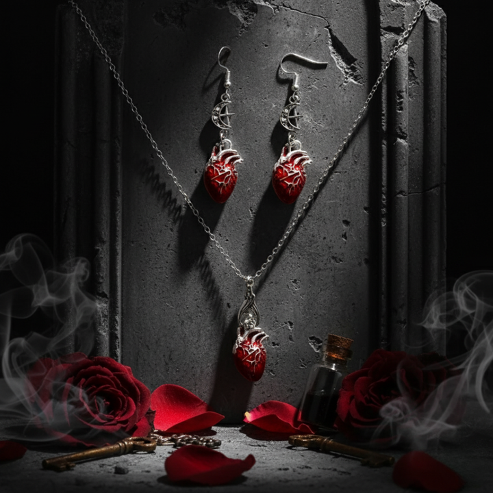 Crimson Heartbeat Love Set