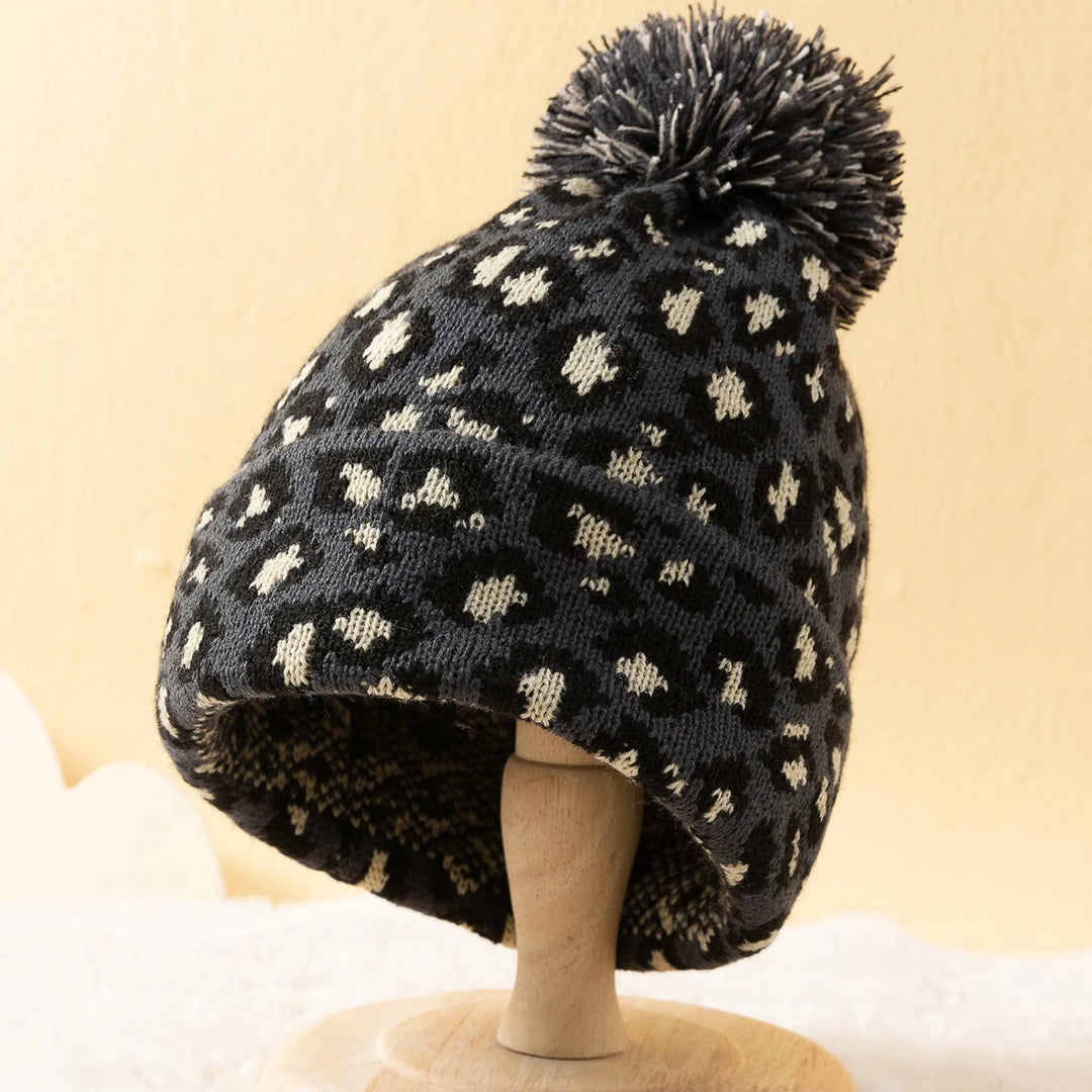 Lucia Leopard Beanie