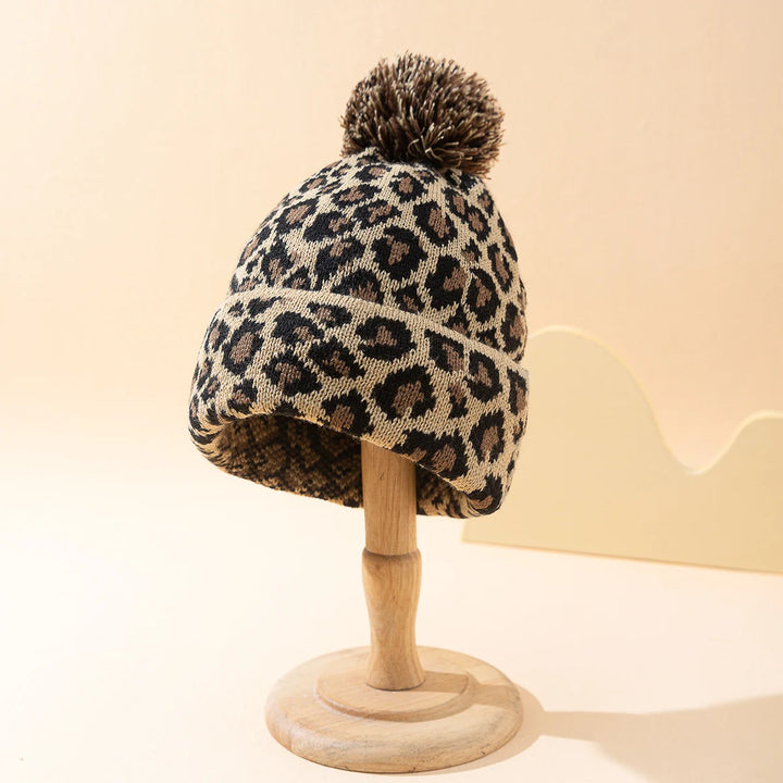 Lucia Leopard Beanie