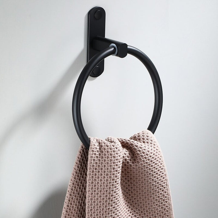 Matte Black Towel Holder