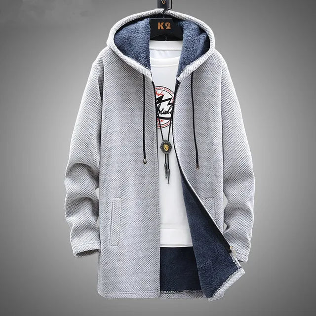 Men's Hooded Fleece Cardigan