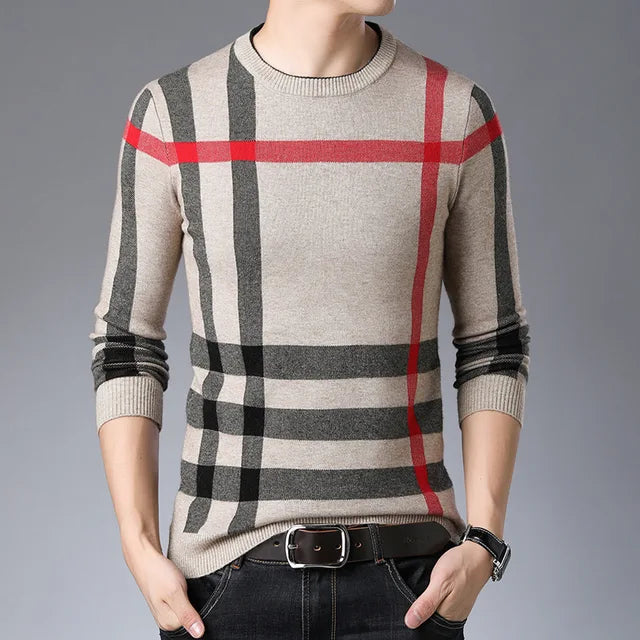 Slim Fit O-neck Sweater