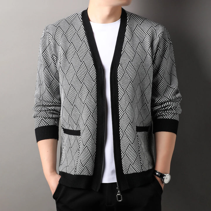 Cedric Lattice Cardigan