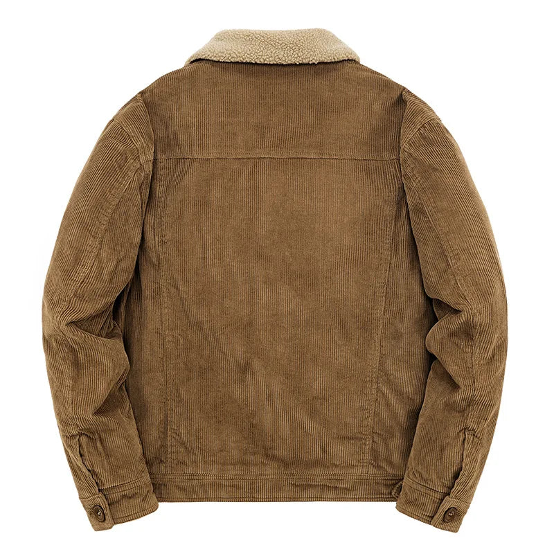 Sherpa-Lined Corduroy Jacket