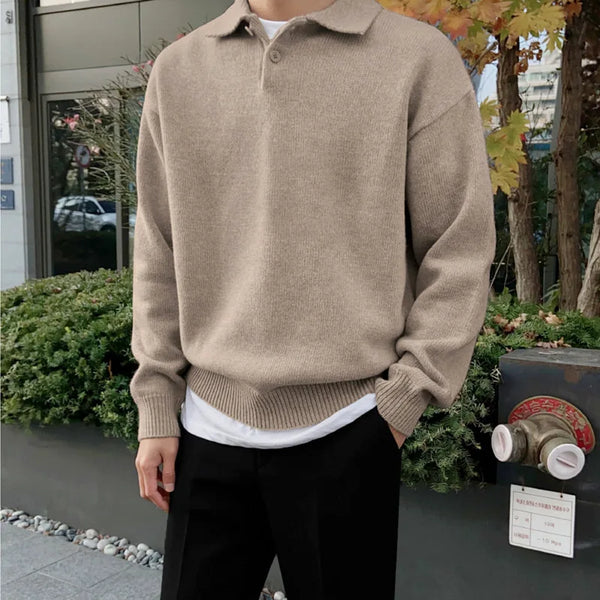 【OVY】Wool Cashmere Warm Knit Polo XL OVY Wool Cashmere Warm Knit Polo XL