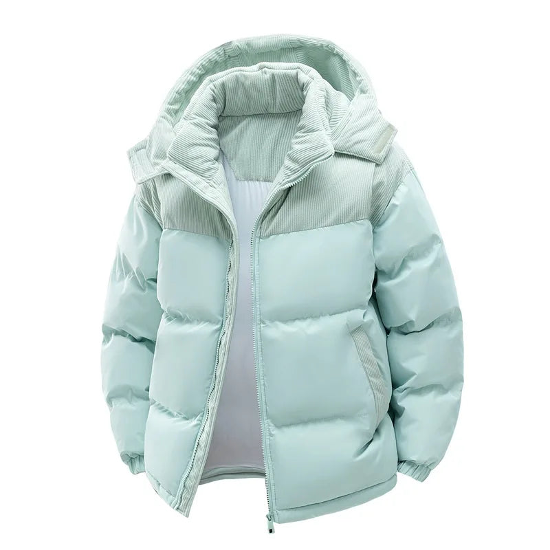 Men's Winter Jacket -Warm Cotton Jacket Fleece Lined