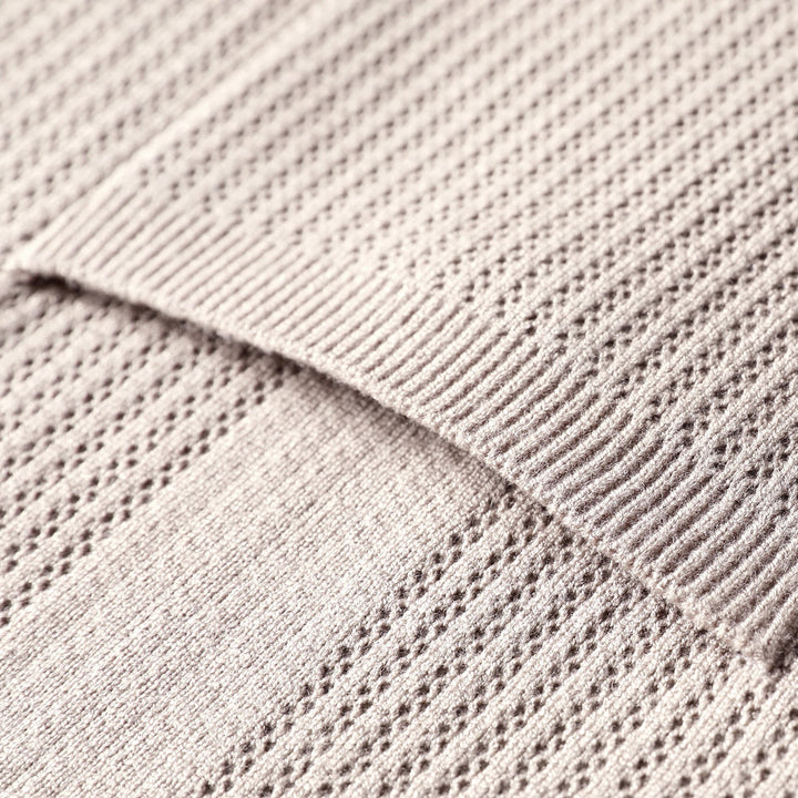 Men's Knit Cardigan Polo