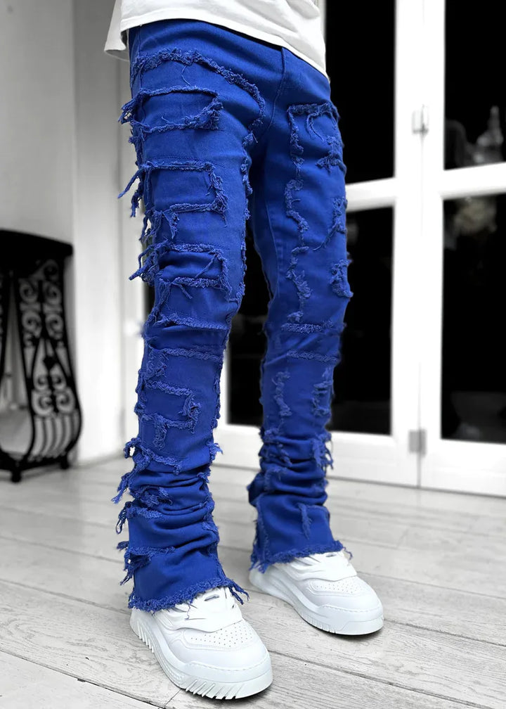 Distressed Denim Jeans