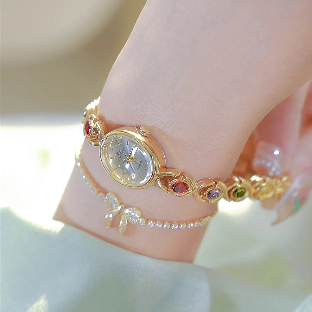 Elegant Gemstone Watch