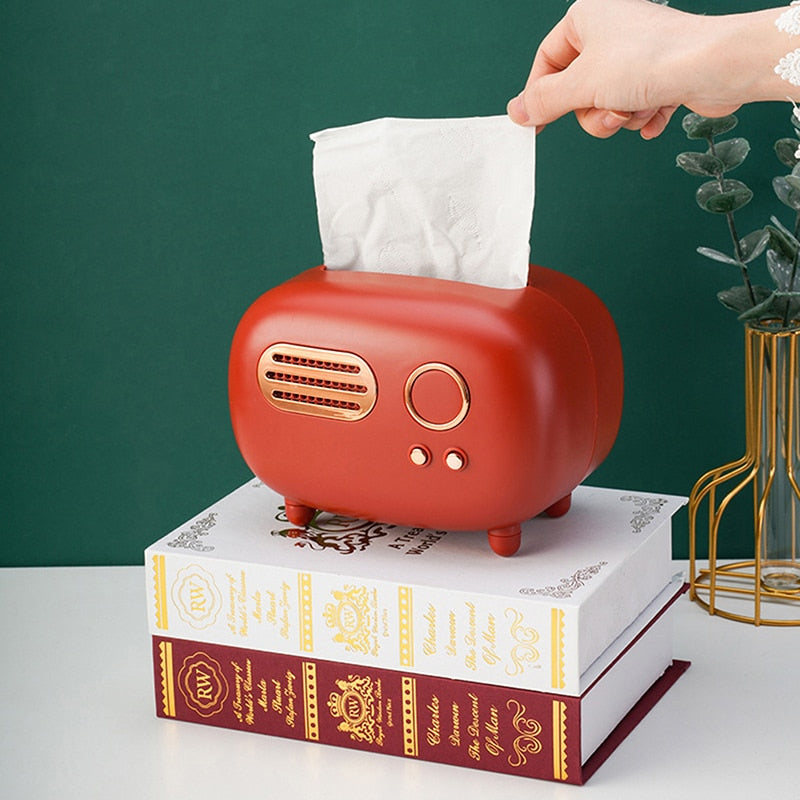 Retro Radio Napkin Case