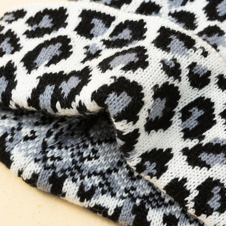 Lucia Leopard Beanie