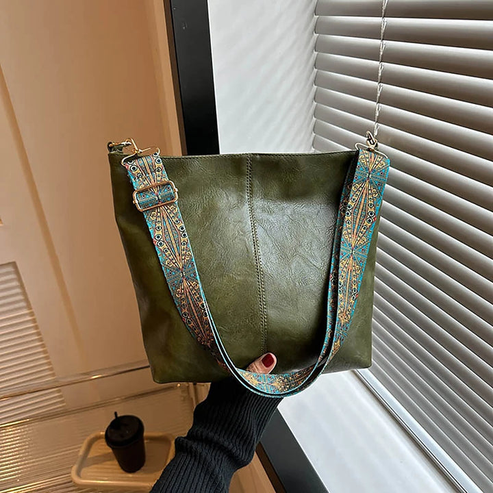 Bohemian Leather Tote