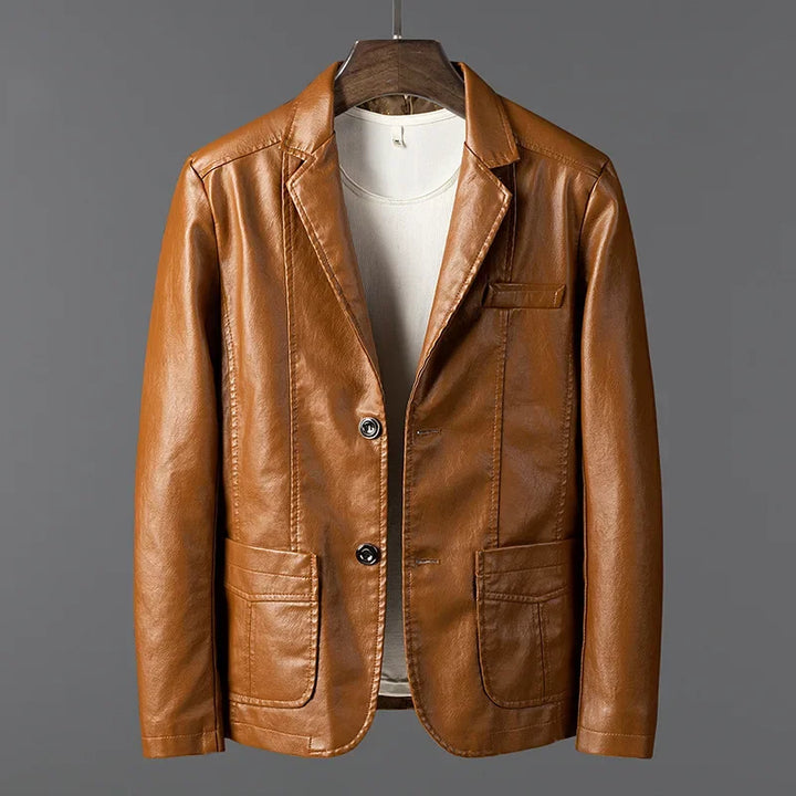 Sullivan Leather Blazer Jacket