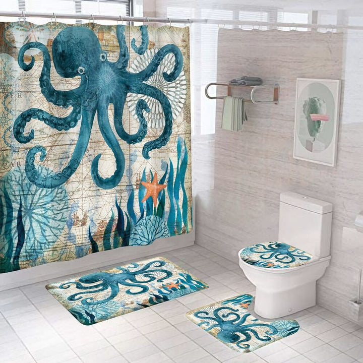 Sea Turtle Shower Curtain