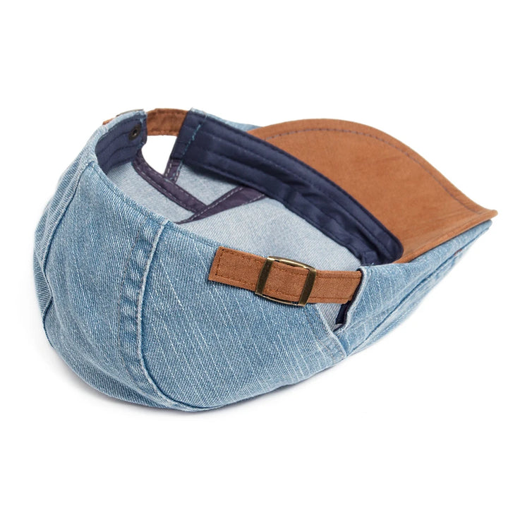 Denim Newsboy Cap