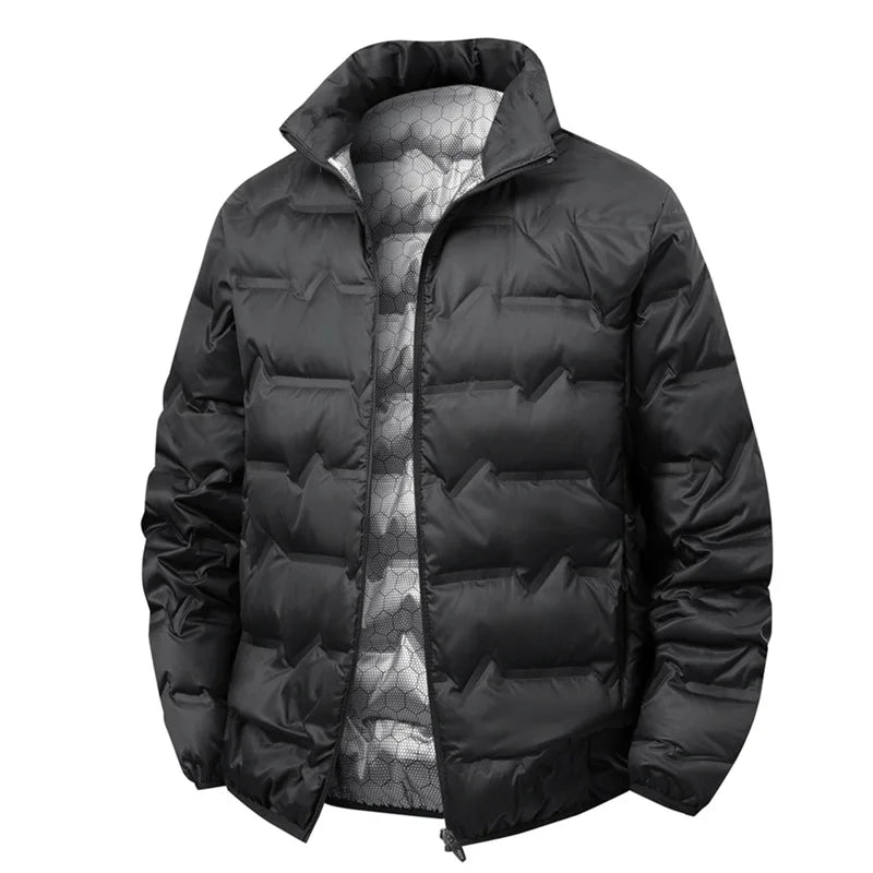 Men's Duck Down Puffer Jacket - Waterproof Windproof Winter Jacket