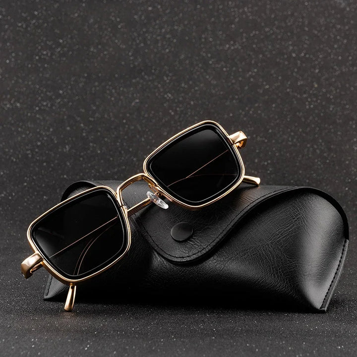 Square Gold Sunglasses