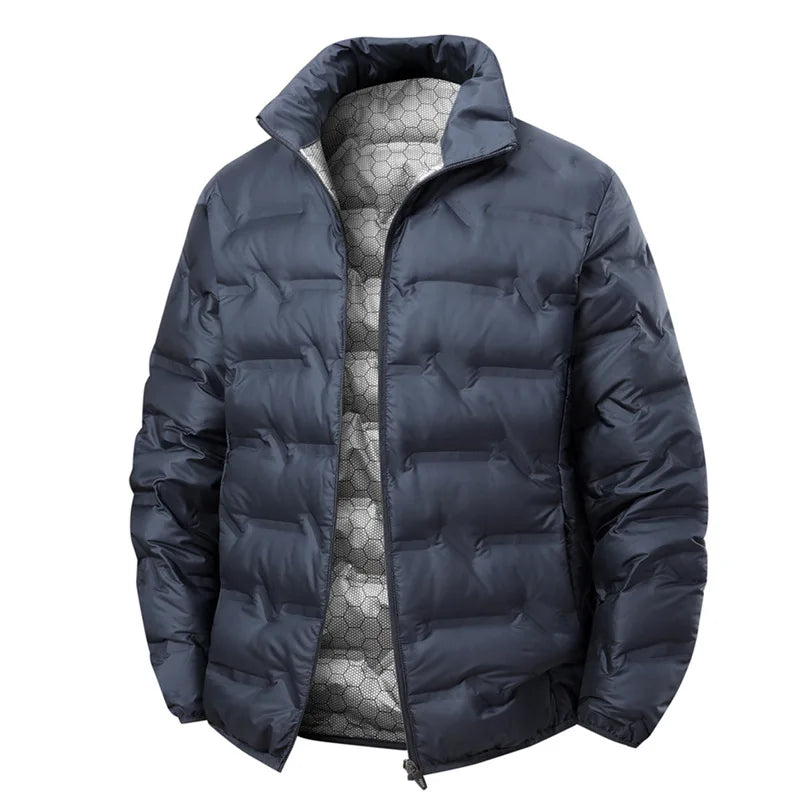 Men's Duck Down Puffer Jacket - Waterproof Windproof Winter Jacket