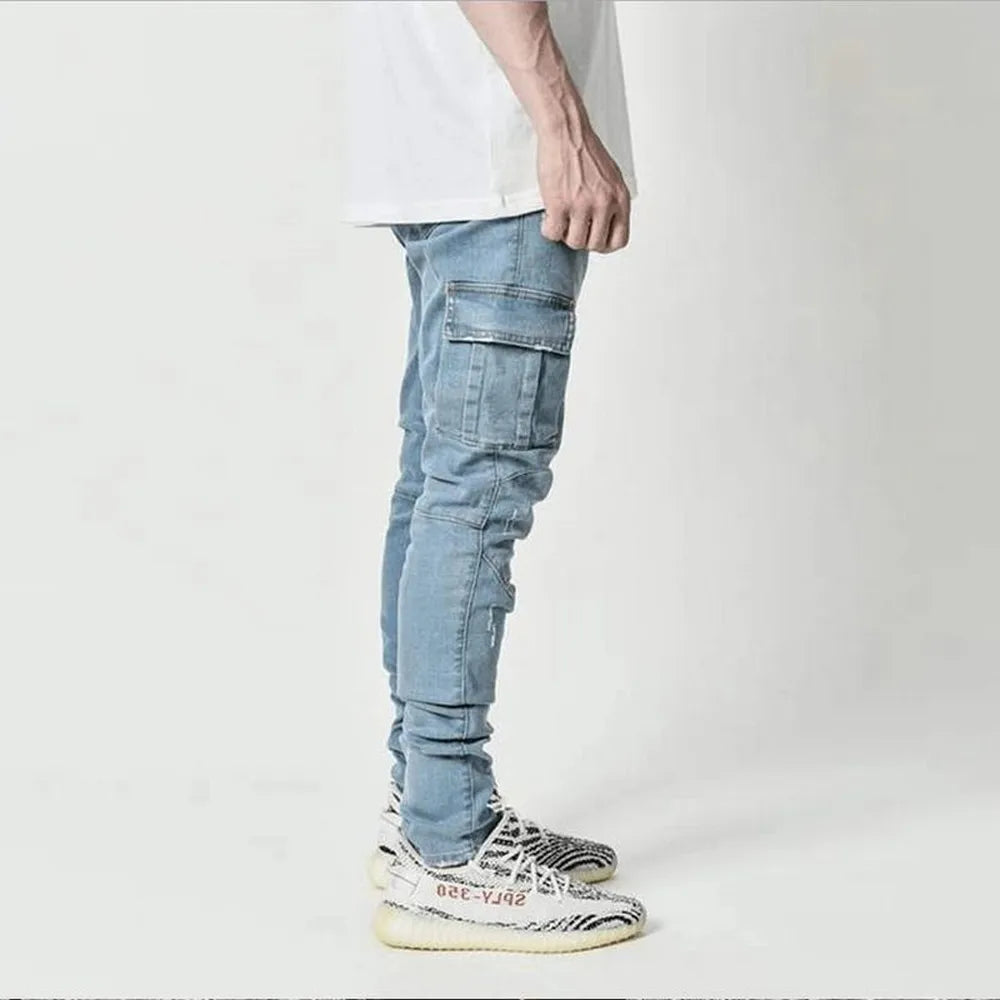 Cargo Denim Jeans