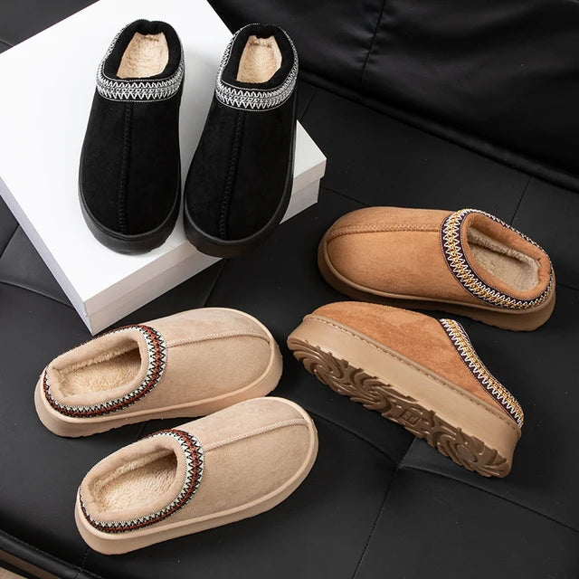 Plush Winter Anti-Slip Slippers