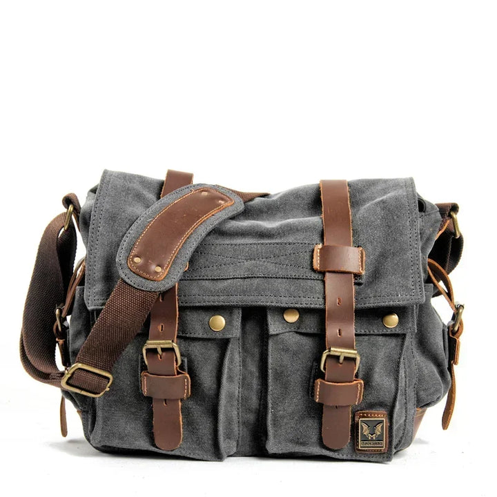 Vintage Canvas Messenger Bag