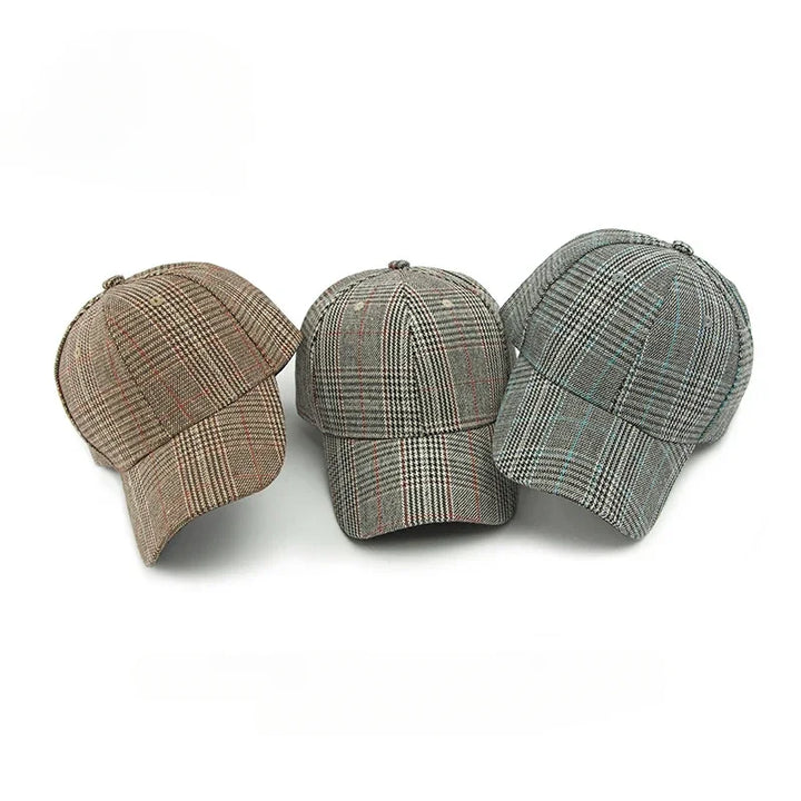 Checker Grid Sunshield Cap