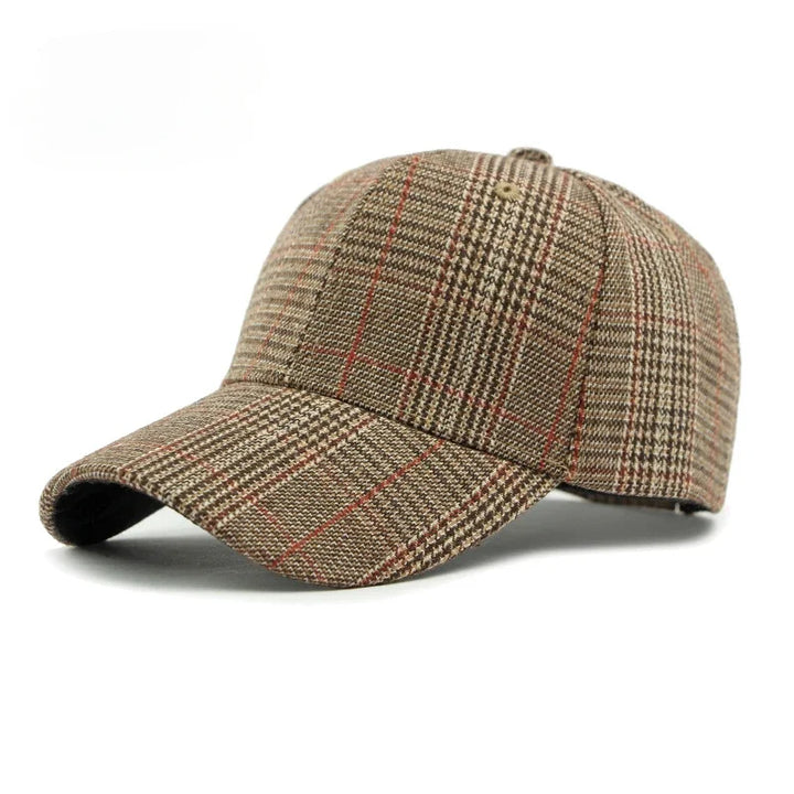Checker Grid Sunshield Cap