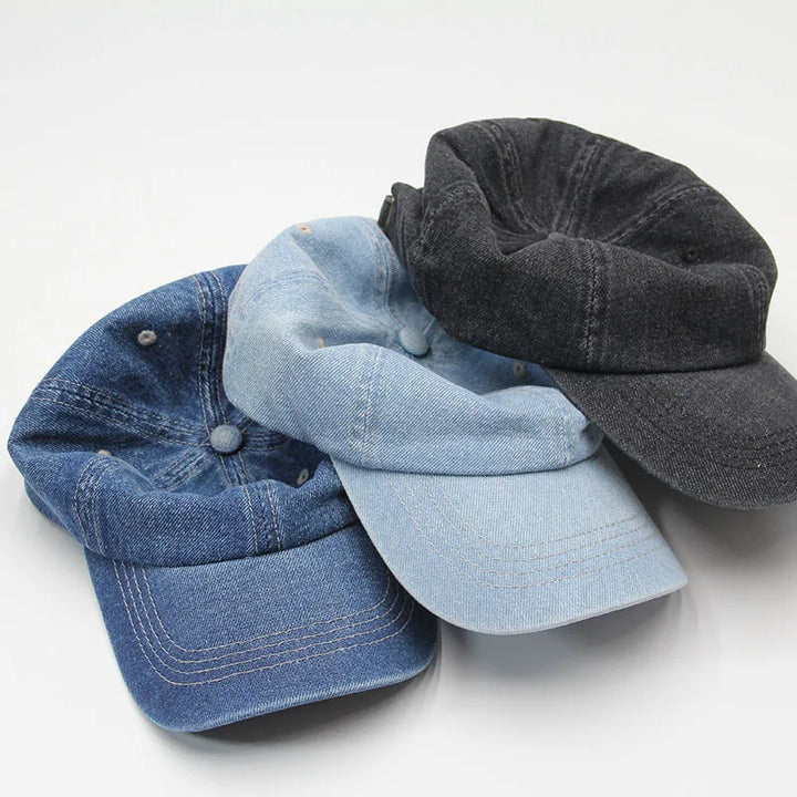 Vintage Denim Baseball Cap
