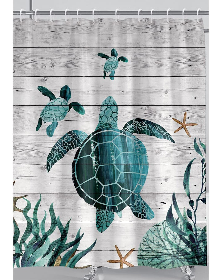 Sea Turtle Shower Curtain