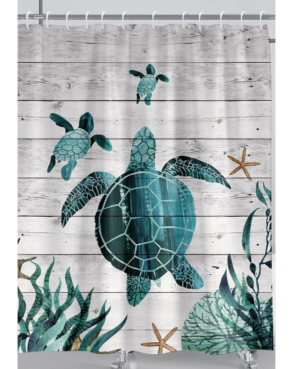 Sea Turtle Shower Curtain