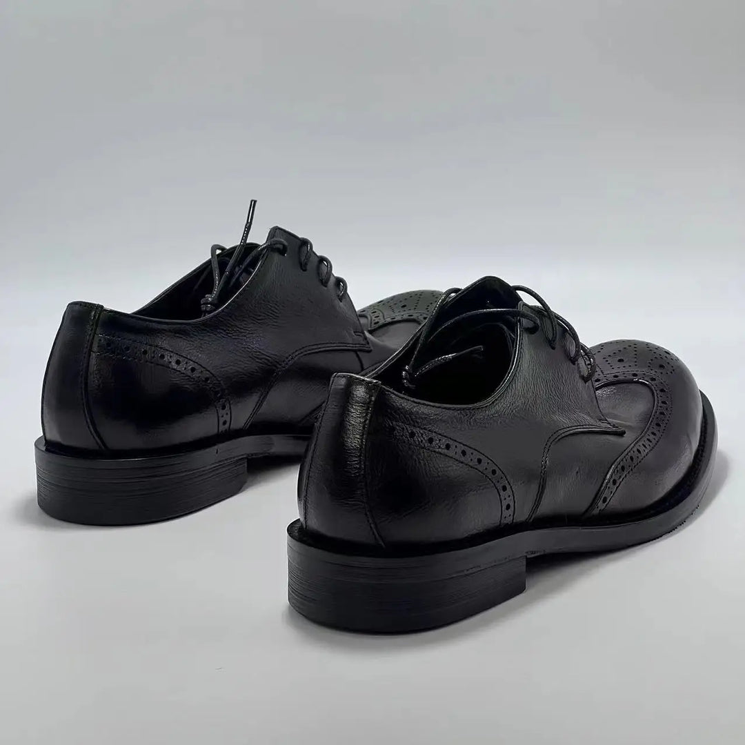 Vintage Cowhide Derby Shoes