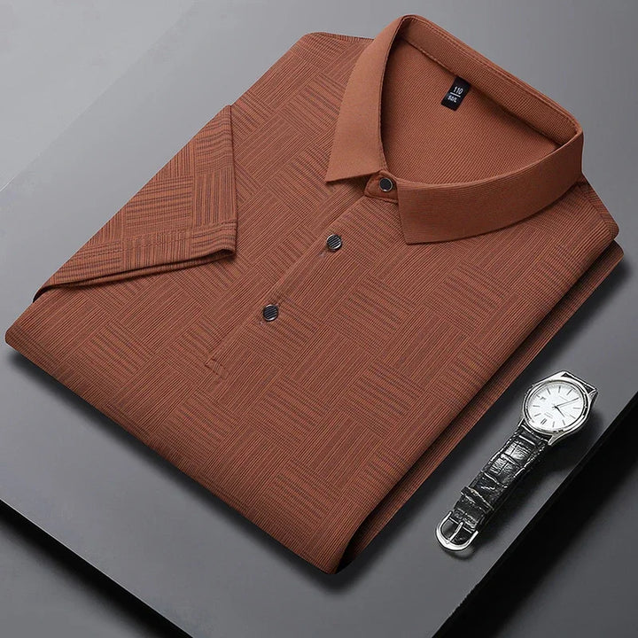 Veridon Men's Business Casual Polo Shirt - Short Sleeve