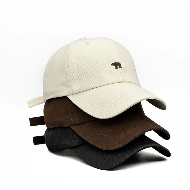 Vexior Cotton Baseball Cap with Polar Bear Embroidery