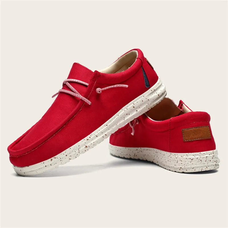 Horizon Breeze Canvas Loafers