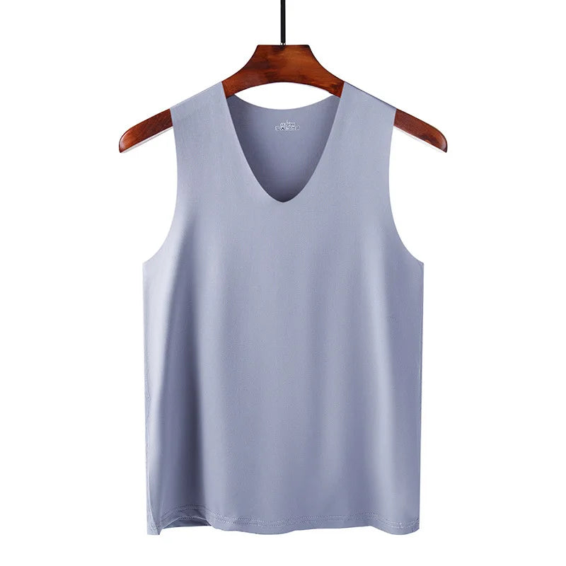 Veyron Seamless Mens Athletic Silk Tank Top