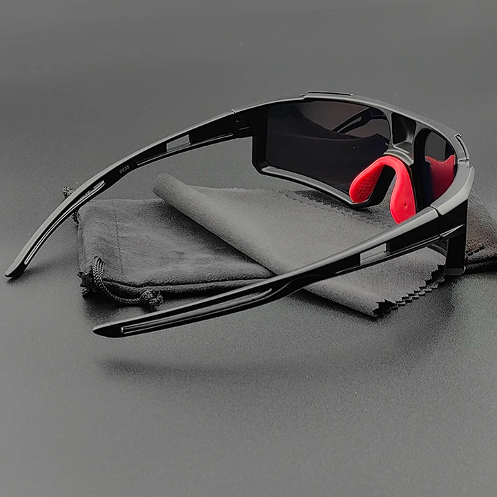 Sleek Reflective Sports Sunglasses