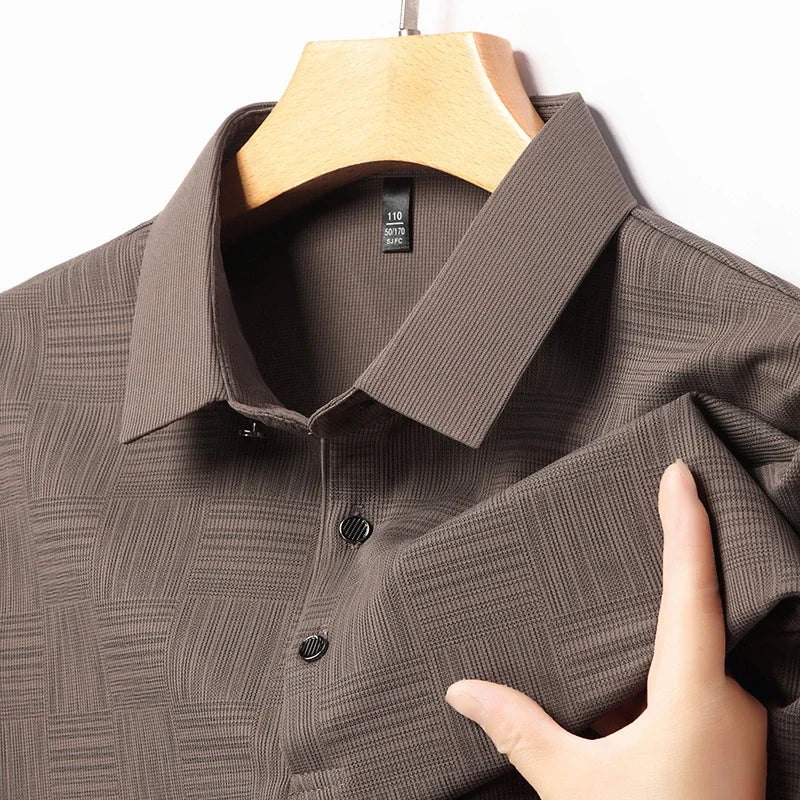 Veridon Men's Business Casual Polo Shirt - Short Sleeve