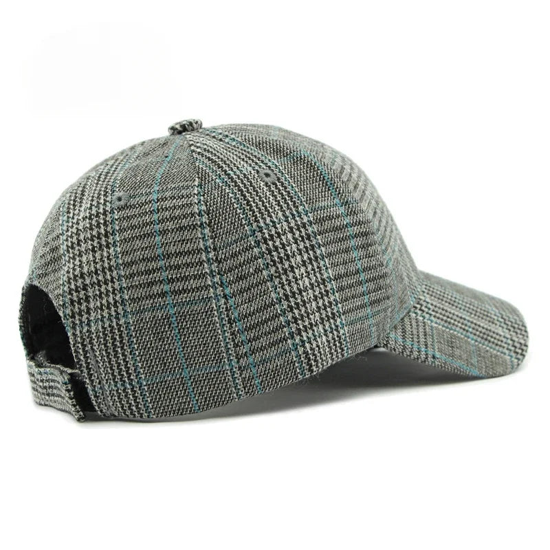 Checker Grid Sunshield Cap