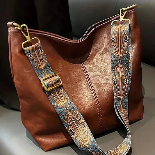 Bohemian Leather Tote