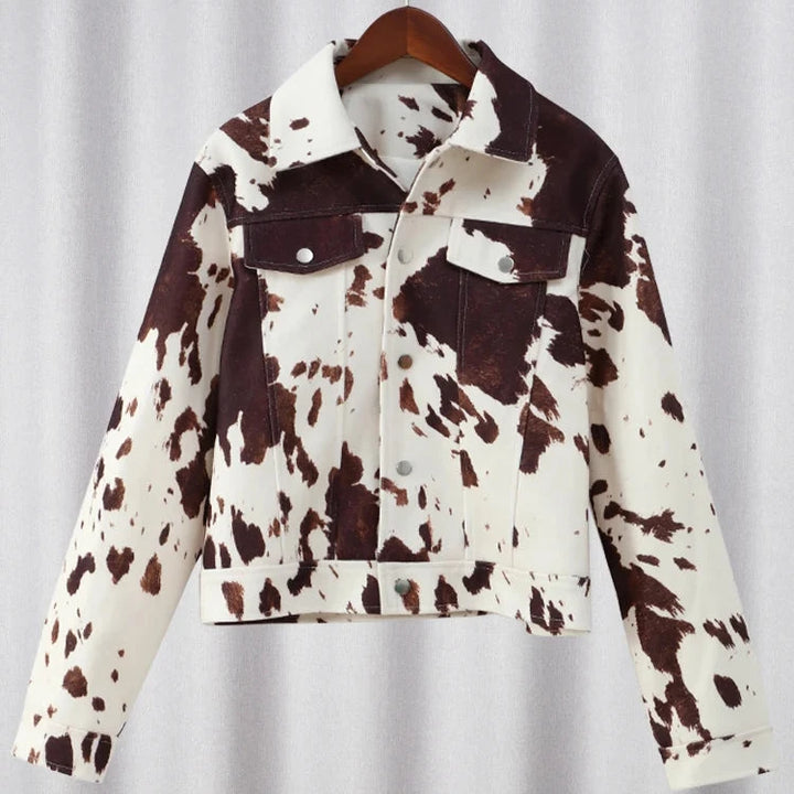 Cow Print Jacket