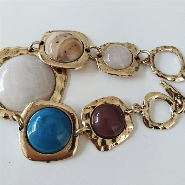 Gemstone Link Bracelet