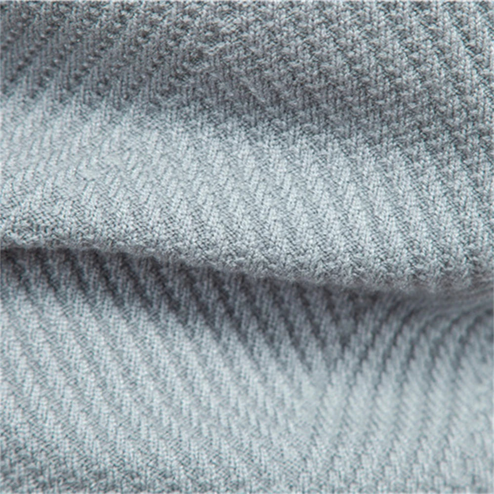 Men's Striped Crew Neck Sweater - Slim Fit Pullover