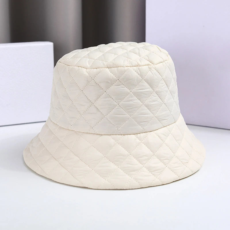 Quilted Satin Bucket Hat