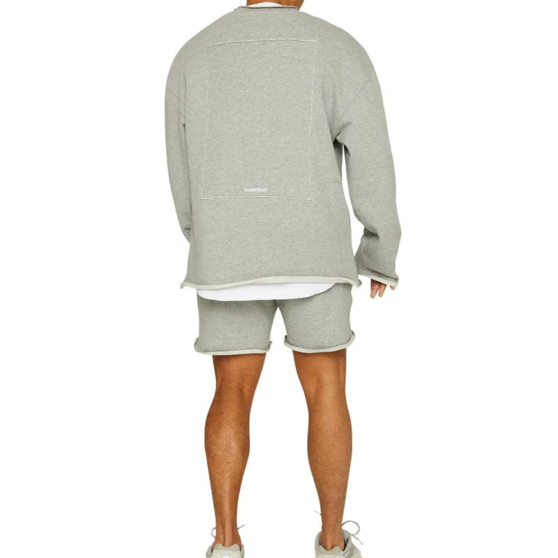 Luxe Leisure Set - Sweater & Shorts Combo