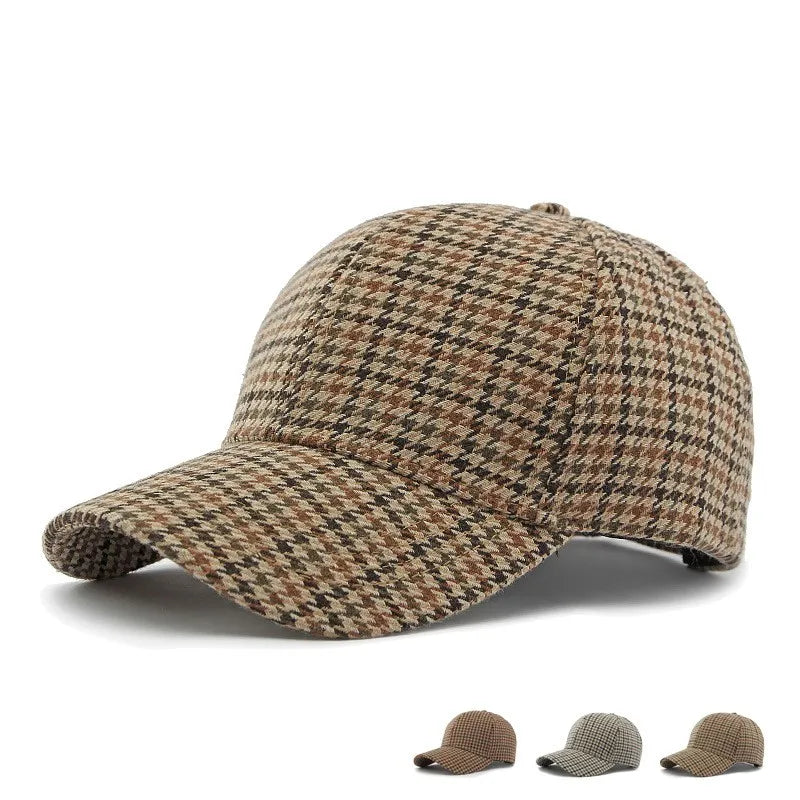 Houndstooth Cap