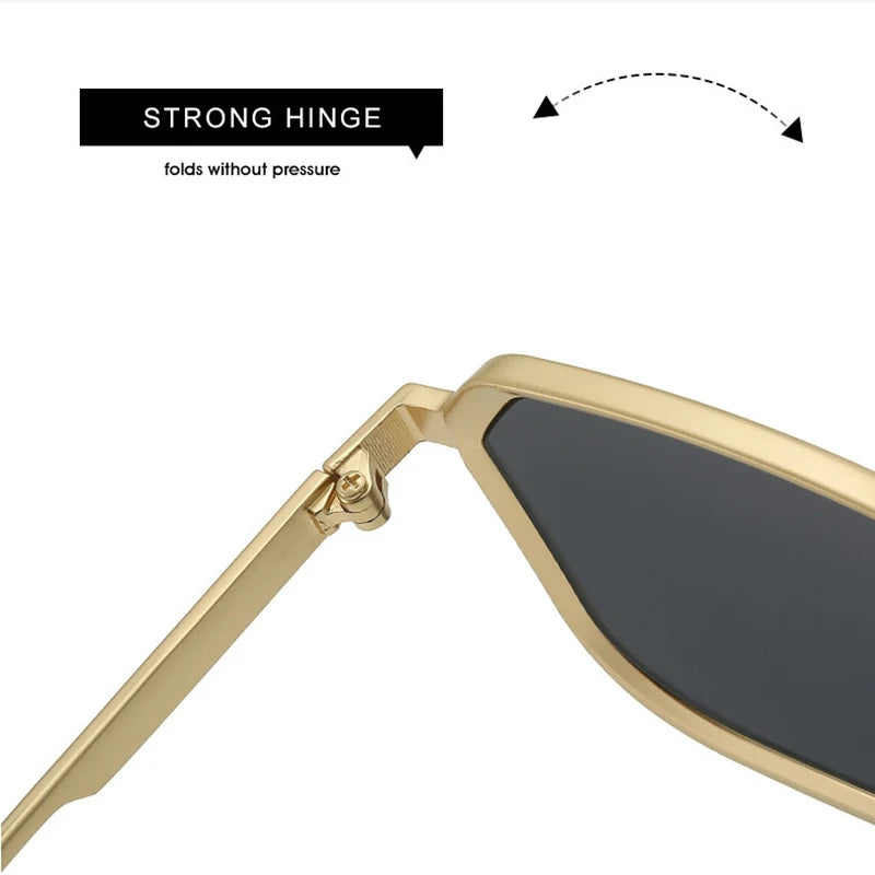 Geometric Aviator Shades